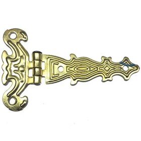 Resim Skygo Dekoratif, Sac Tek Kuyruklu Menteşe - 40x68 mm, Küçük, Sarı, 100 Adet 