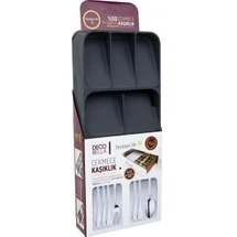 Resim Omak Yer Tasarruflu 9 Bölmeli Füme Kaşıklık 2 Adet 