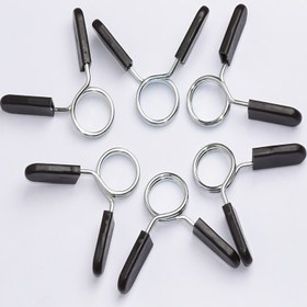 Resim 1 adet Paslanmaz Çelik Dambıl & Barbell Yaylı Kelepçe - Güvenli Tutuş, 2.5cm Delik Çapı 