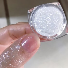 Resim Ultra Beyaz Ultra Parlak Beyaz Mika İnci Simli Glitter, Slime Yapımı,Parlak Toz,Pürüzsüz Doku,Premium Sim,Işıltılı Toz,Hobi severler,El Sanatları Tutkunları 