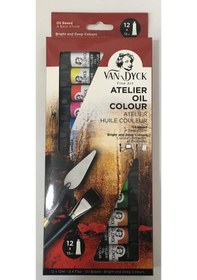 Resim Van Dyck Yağlı Boya Seti 12 ML 12 Renk 