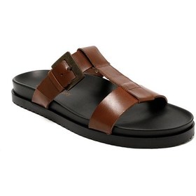 Resim The Sandals Factory Brown Sandalet Erkek M7927 The Sandals Factory Leather Upper Sandals Brown 