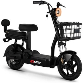 Resim SKYJET E1 PRO 48V 250W 12Ah Kampana Fren Elektrikli Bisiklet 