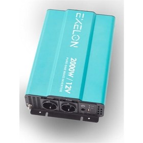 Resim Exelon Modifiye Sinüs 2000w 12v İnverter 
