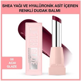 Resim Maybelline New York Lifter Glaze Renkli Dudak Balmı 008 Acai Glaze 