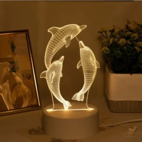 Resim Yunus Tasarımlı Gece Lambası Diğer 