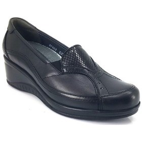 Resim Forelli 57603-g Kadın Hallux Valgus Yapılı Dolgu Taban Ayakkabı 20k 57603-G-R1534 Siyah 