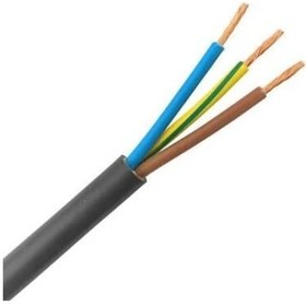 Resim Öznur 35mt 3x2,5mm Ttr Bakır Elektrik Kablosu Siyah 