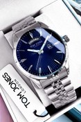 Resim Tom Jones Rolex Model Hediyelik Erkek Kol Saati Su Geçirmez Gümüş Renk Çelik Kordon Hediye Bileklik GTJE2104C4 