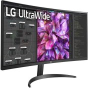 Resim Lg 34WQ60C-B 34 Inç 21:9 Kavisli Ultrawide QHD(3440X1440) IPS Ekran 