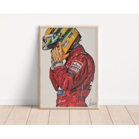 Resim F1 Ayrton Senna Posteri -çerçevesiz 