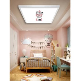 Resim Genç Odası AVIZE-60CMX60CM-54WATT-LED-6500 Kelvin (Beyaz)-, Hepsiburada Tekli Avize-Minnoş Kedi Avize 