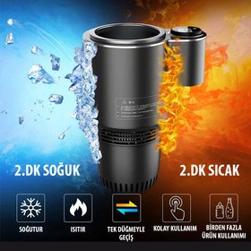 Resim robo Araç için Isıtıcılı Soğutucu Bardaklık 