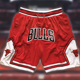 Resim Chicago Bulls Retro Basketball Şort - Kırmızı / 2XL 