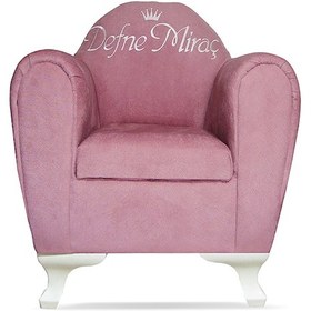Resim İsimli Kişiye Özel Çocuk Koltuğu 1-6 Yaş - Pudra Pudra Pembe 
