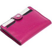 Resim Fuşya Deri Unisex Kredi Kartlık - S1KK00001653-J7E 