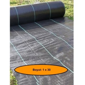 Resim NetBazaars Jut Zemin Kaplama Malzemesi, Çim Çıkarmaz, 1X30 Metre 