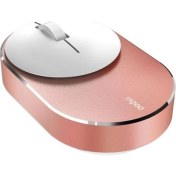 Resim Rapoo M600 Mini Rose Gold Sessiz Kablosuz Fare 1300 Dpı Sensör 6 Ay Pil Ömrü 
