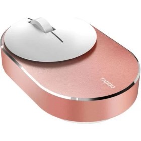 Resim Rapoo M600 Mini Rose Gold Sessiz Kablosuz Fare 1300 Dpı Sensör 6 Ay Pil Ömrü 