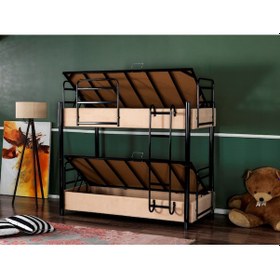 Resim Show Ranba Ranza Baza Bazalı Ranza, Çift Katlı 2 Kişilik Bazalı Ranza 