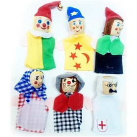 Resim Parmak Kuklası 6 Adet 