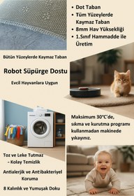 Resim Kessy Home Studio Eğitici Yol Desenli Oyun Halısı Halısı Dijital Baskı Yıkanablir Kaymaz Taban Çocuk Odası Halısı 