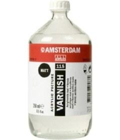 Resim Talens Amsterdam 115 Mat Akrilik Boya Verniği 1000 Ml. 