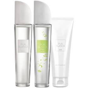 Resim Avon Pur Blanca Pur Blanca Hope Kadın Parfüm ve Pur Blanca Vücut Losyonu Paketi 