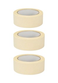 Resim Maskeleme Bandı 36mm 40mt Kağıt Bant Bandı Boya Bandı 3 Adet 