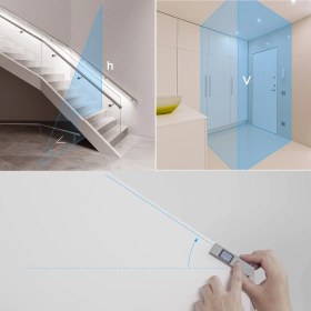 Resim Xiaomi Youpin Duka Lazer Ölçüm Cihazı Dijital - Gri (Yurt Dışından) 
