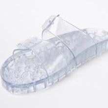 Resim Summer Kadın Jelly Şeffaf Cam Düz Terlik-mstb188-cm, Cam, 