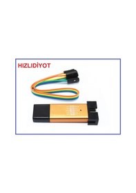 Resim St-Link V2 Mini Stm32 , Stm8 Programlayıcı Metal Kasa 