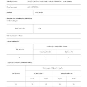 Resim Uğur UDD 265 T D/S R63 Yatay Derin Dondurucu 