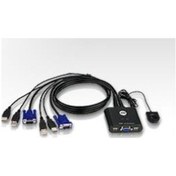 Resim 2 Port Usb Vga Kvm Keyboard/Video Monitor/Mouse Switch. Masaüst 