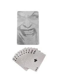 Resim Silver Joker iskambil Kağıdı Plastik Su Geçirmez Oyun Kağıdı Cin884slv 