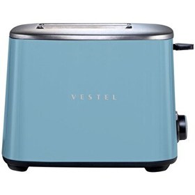 Resim Vestel Retro Düş Mavisi Ekmek Kızartma Makinesi 