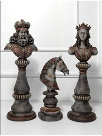 Resim Etnik Kraliyet Satranç Set Biblo 