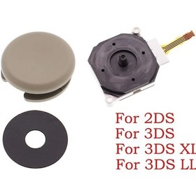 Resim Flybuy 2ds, 3ds, 3ds Xl, Yeni 3ds, 3dsxl, Yeni 2ds Xl İçin Plastik Thumbstick Ve Kap Seti Beyaz, Distribütör Garantili 
