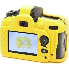 Resim EasyCover Nikon D7100/D7200 Silikon Kılıf ECND7100Y (Sarı) 