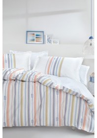 Resim Yataş Beddinng Benito Çift Kişilik Ranforce Nevresim Takımı - Yağ Yeşili 