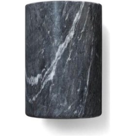 Resim Lux ve Marble Stewie Black Siyah Mermer Kaşıklık 
