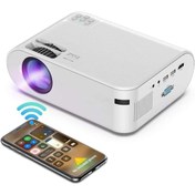 Resim HyMark 1080P Mini Taşınabilir Wifi iOS & Android Telefon Yansıtma P62 Model Projeksiyon Cihazı 