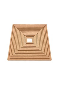 Resim 12'li Kare Ham Mdf, 8mm Kalınlık, 30 Cm Kasnak, Boyanabilir Vidasız Kasnak, Makrome Halkası 