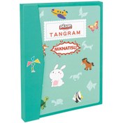 Resim Nessiworld 03 569 Ahşap Manyetik Tangram -Pilsan Oyuncak 