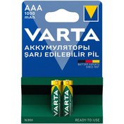 Resim Varta Şarjlı 1000 Mah 2'li Ince Pil 