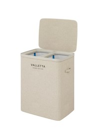 Resim Paloma 100l Çift Bölmeli Katlanabilir Kumaş Kirli Çamaşır Sepeti 