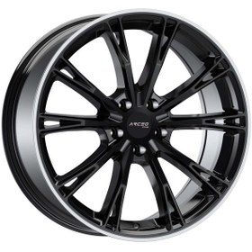 Resim ARCEO-ASW01-03 8.5x19"-5x112 ET30 66.45 Black Lip Diamond Jant (4 Adet) 