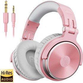 Resim Pro-10-pembe Oneodio Kablolu Kulaklık Profesyonel Studio Pro 10/30/50 Dj Kulaklık Mikrofonlu Kulak Üstü Hifi Hi-res Monitör Kulaklığı 