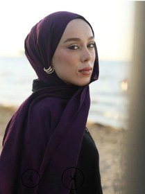 Resim Modakaşmir Neo Pamuk Şal Mürdüm Renk 