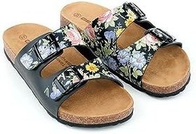 Resim Gezer Kadın Yazlık Iki Toka Ayarlanabilir Rahat Mantar Taban Fashion Günlük Terlik GT2YZE.14323.27 